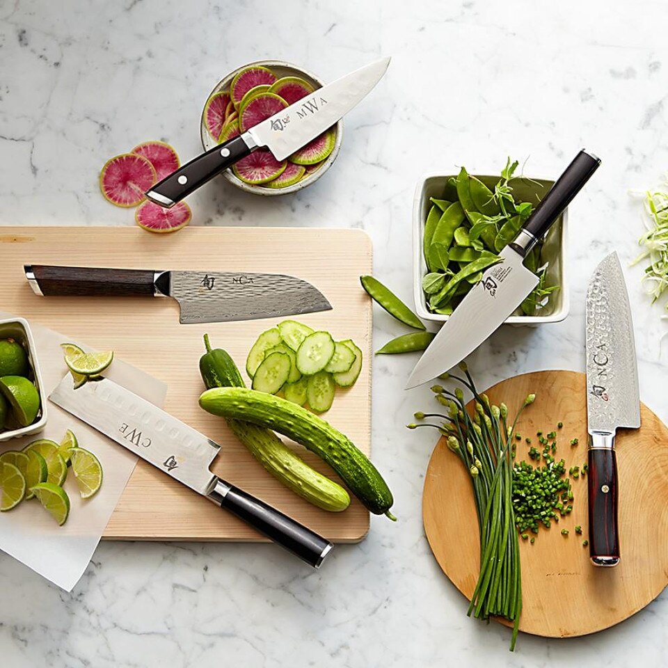 Shun Classic HollowGround Nakiri Knife Williams Sonoma AU